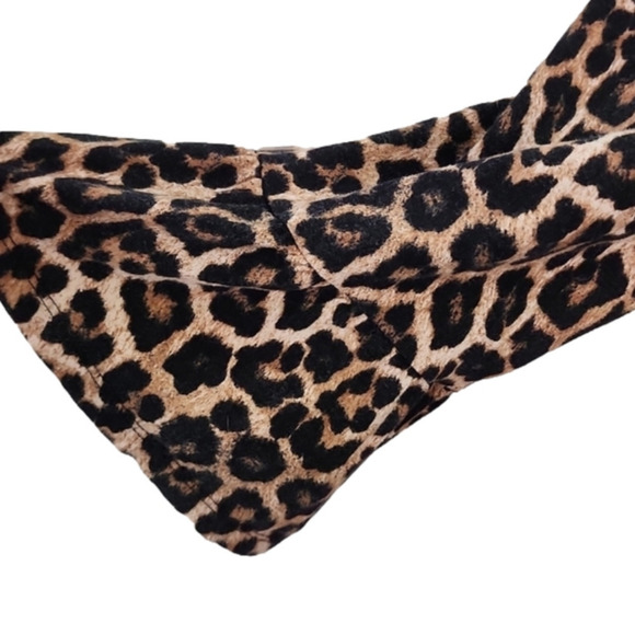 Michael Michael Kors women's 3/4 sleeve leopard Print Top small - Picture 3 of 5